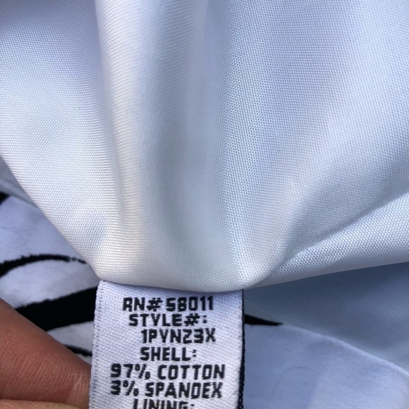 JAX size 12 black & white strappy X back sleeveless print dress - Picture 16 of 16